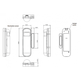4 в 1 мултисензор Philio (движение, врата/прозорец, температура, осветеност) 5 4 в 1 мултисензор Philio (движение, врата/прозорец, температура, осветеност) image