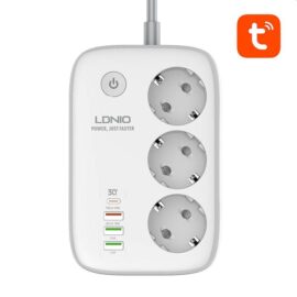 LDNIO Wi-Fi разклонител 3 гнезда с USB 6 LDNIO Wi-Fi разклонител 3 гнезда с USB image