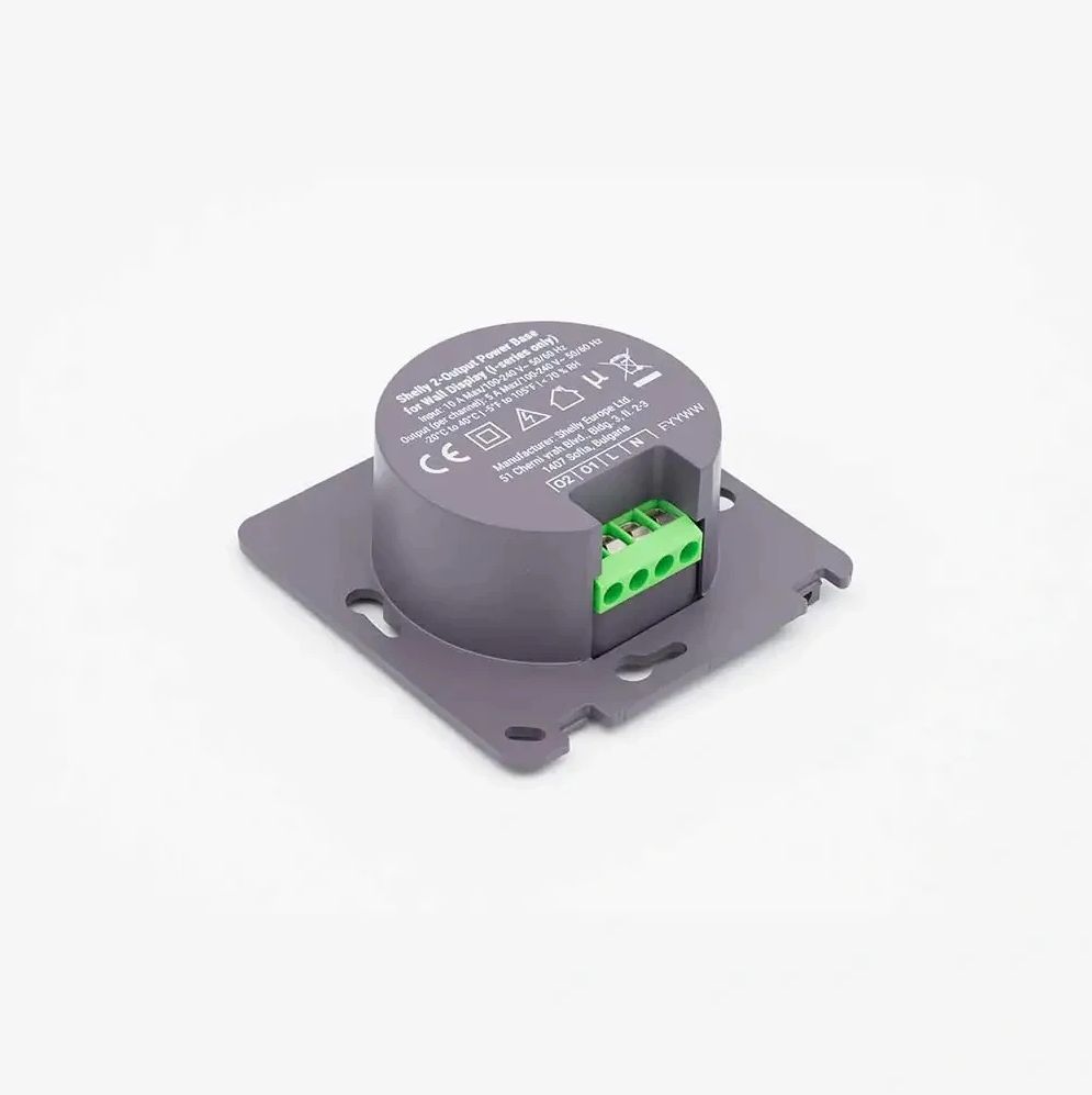 Shelly 2-Output Power Base за стенен дисплей (i-series) 4 Shelly 2-Output Power Base за стенен дисплей (i-series) - Image 3