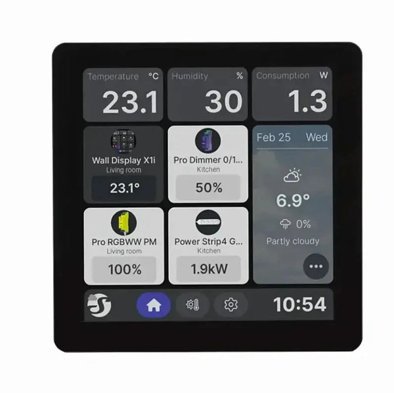 Shelly Wall Display X1i Black 2 Shelly Wall Display X1i Black